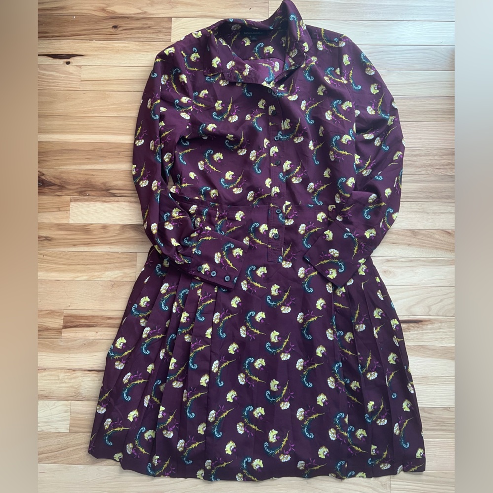Banana Republic Burgundy Floral Top